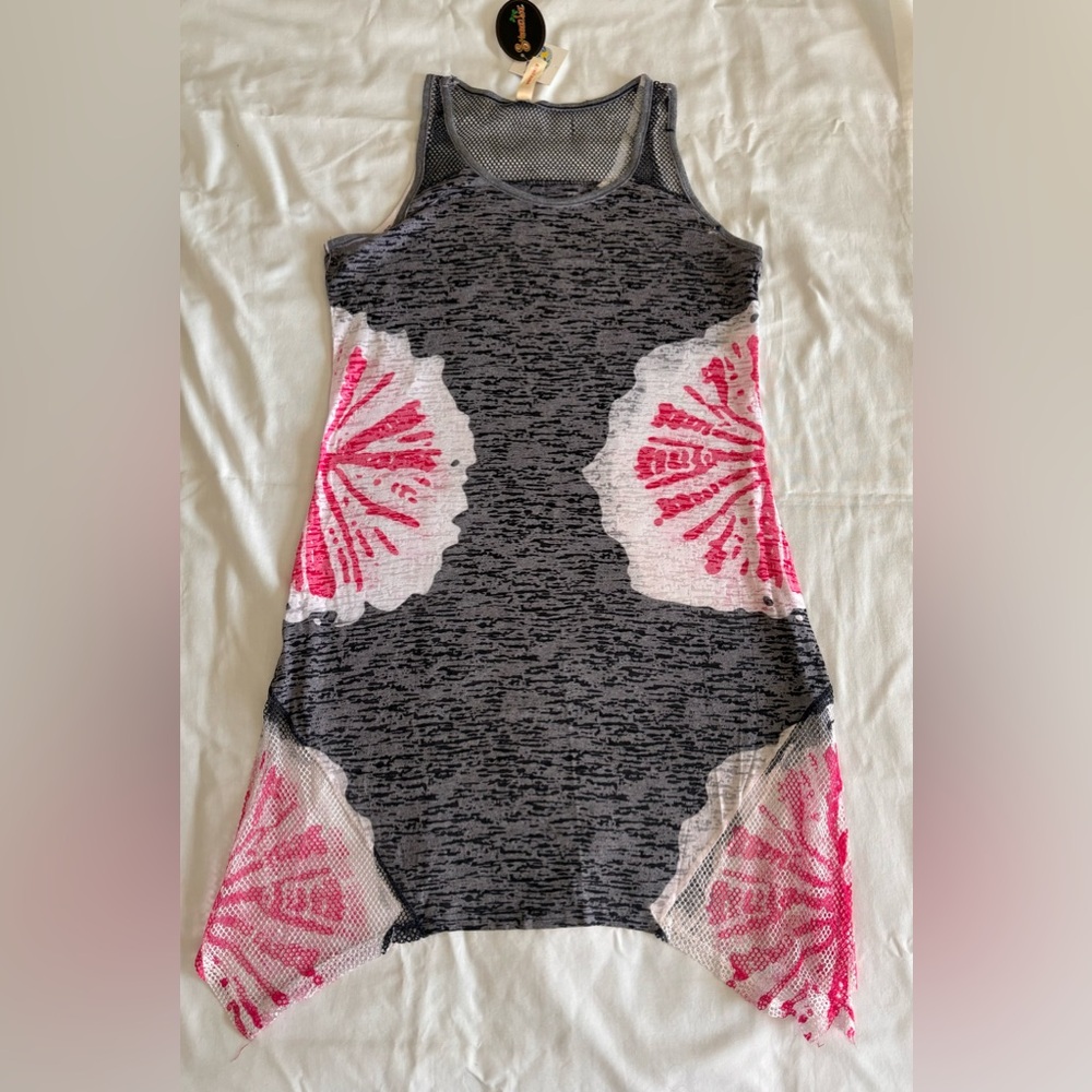 Shoreline Gray and White Seer Dress